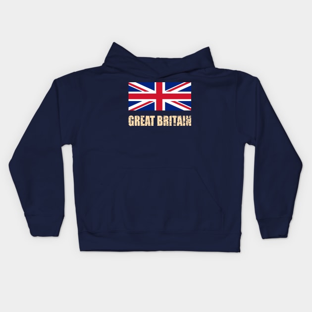 Great Britain Kids Hoodie by AlternativeEye